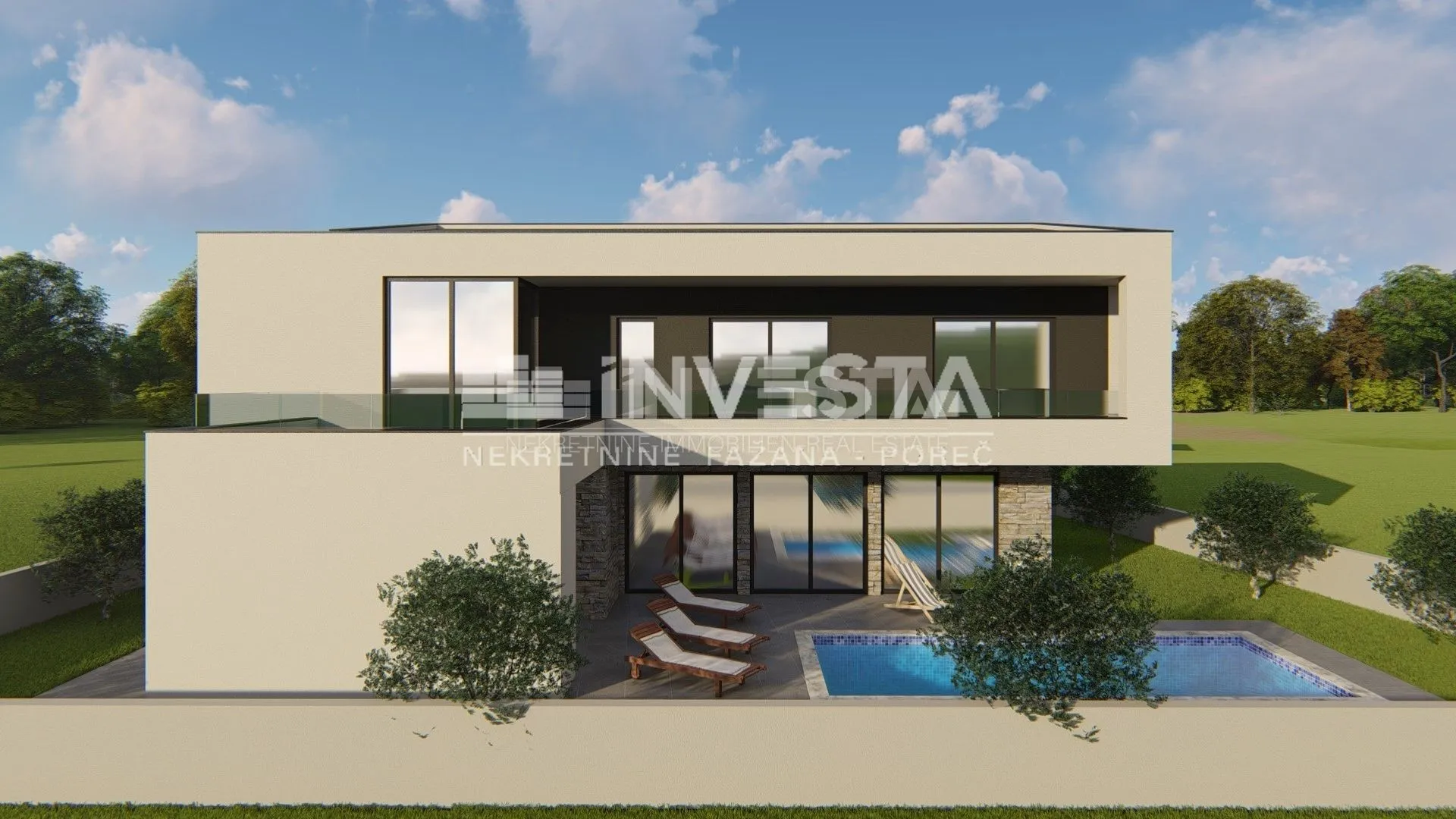 istra, marčana okolica, vila za odmor s bazenom, 2 km od mora, novogradnja - slika 3