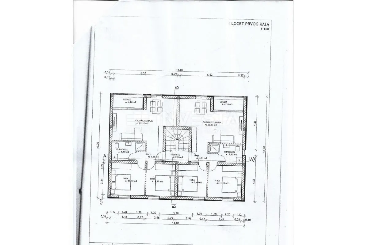 poreč okolica, stan 56 m2 na 1.katu, novogradnja - slika 7