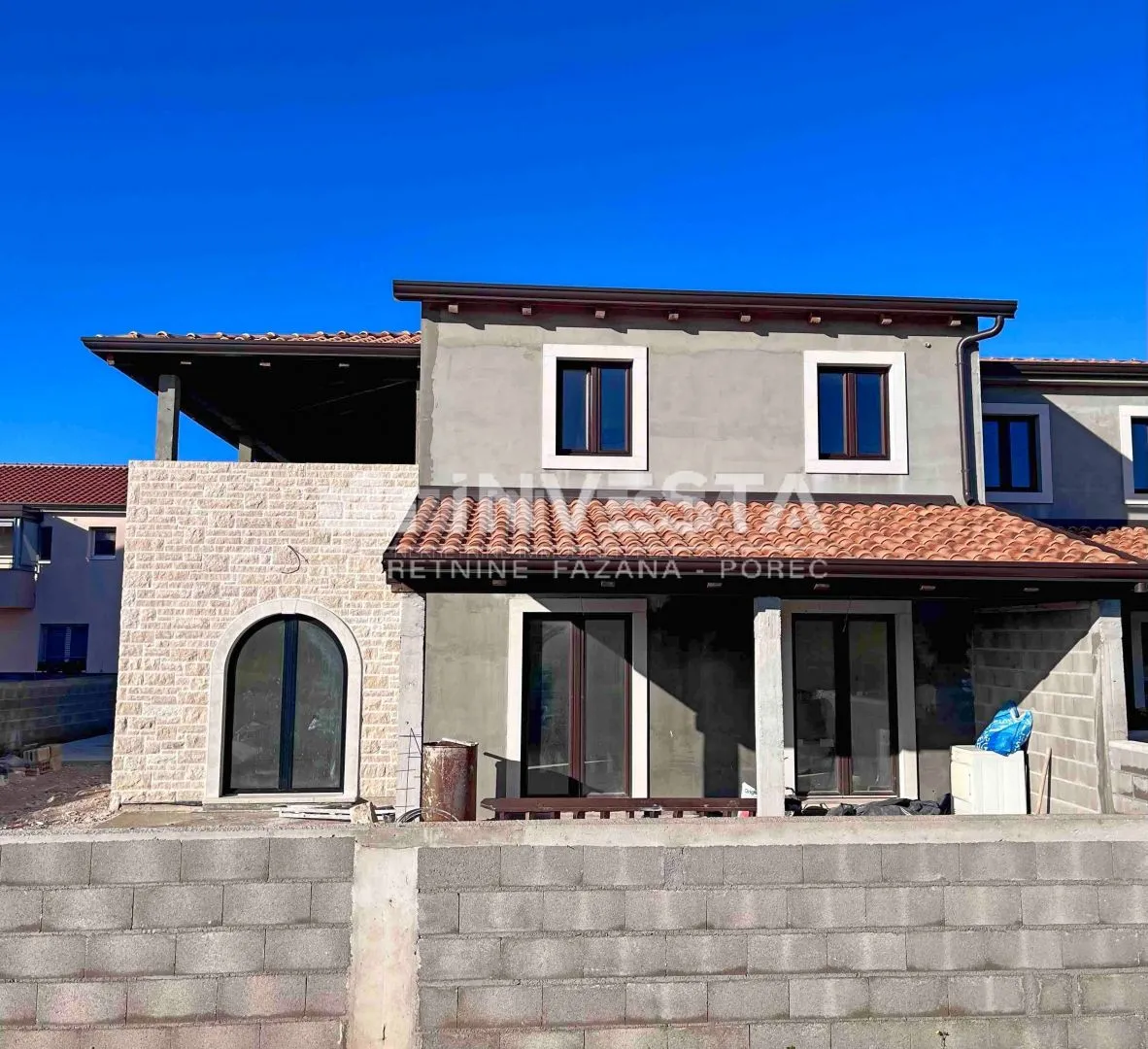 poreč okolica, moderna dvojna vila s bazenom i pogledom na more - slika 7