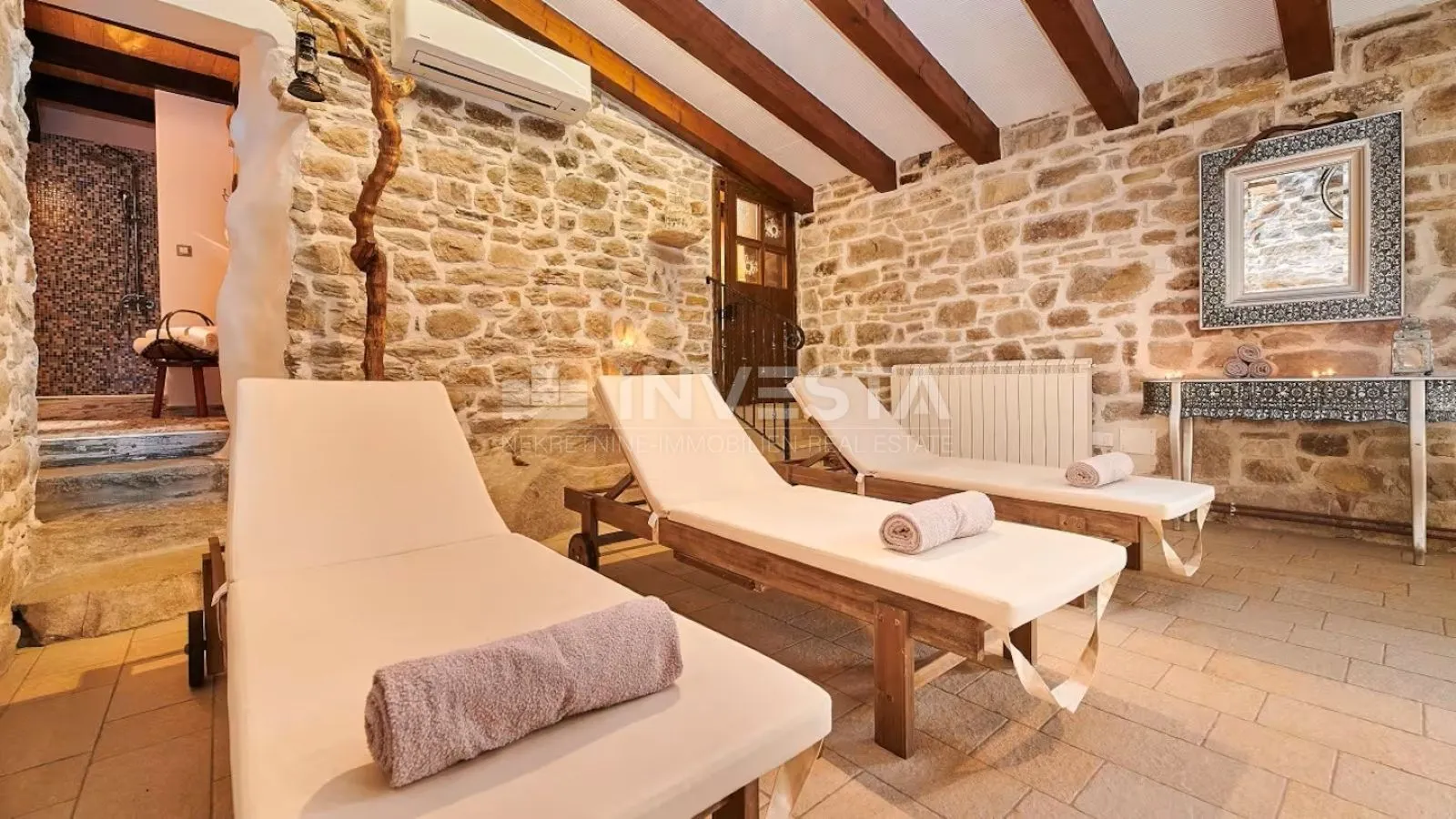 središnja istra, rustikalna kamena vila, spa zona, dva grijana bazena - slika 7
