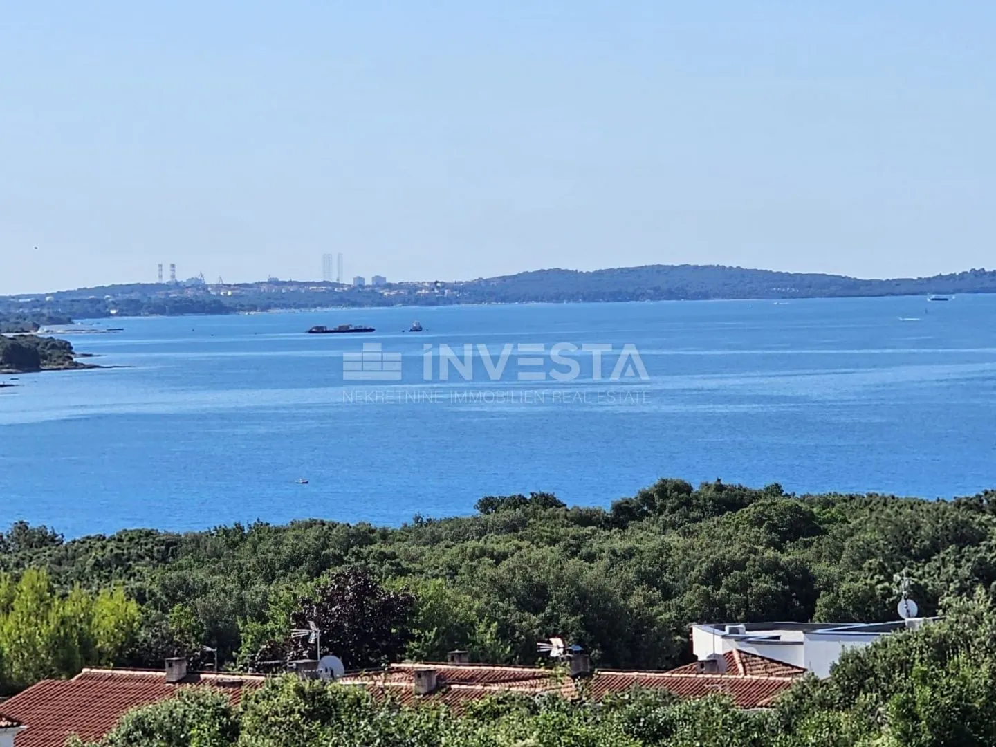 barbariga, kuća u nizu s pogledom na more - slika 1