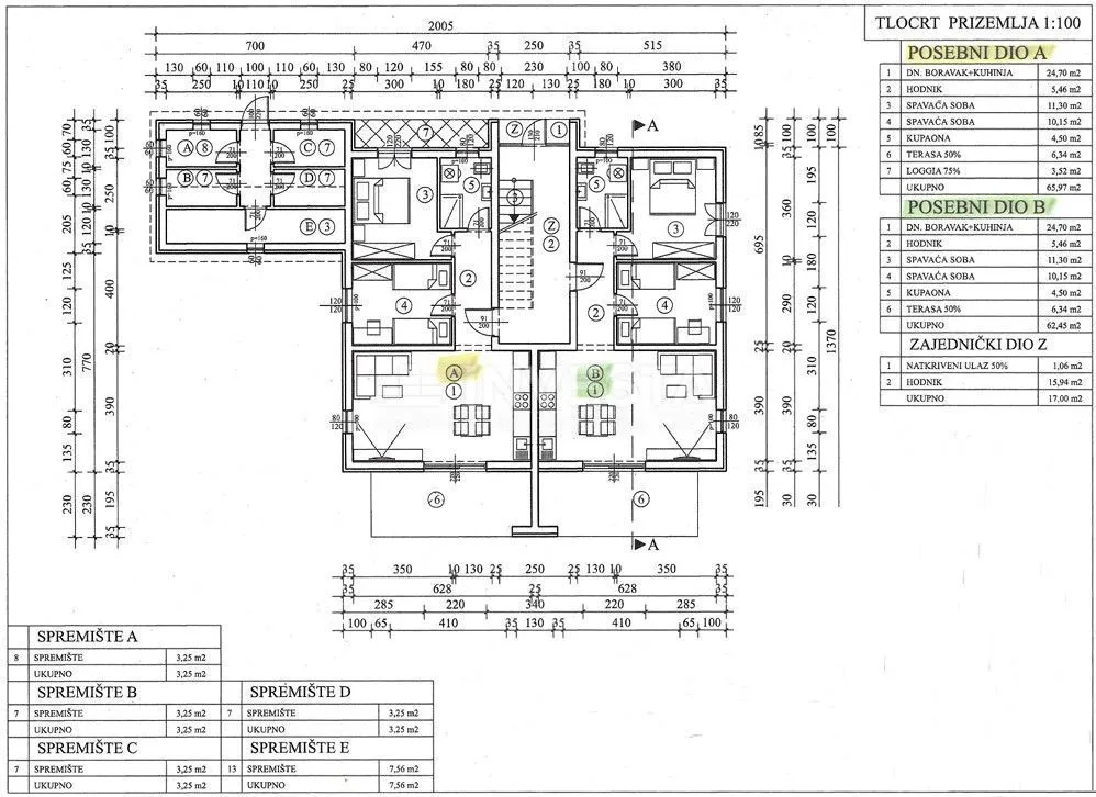 poreč okolica - stan b 62,45m2 u prizemlju, novogradnja - slika 6
