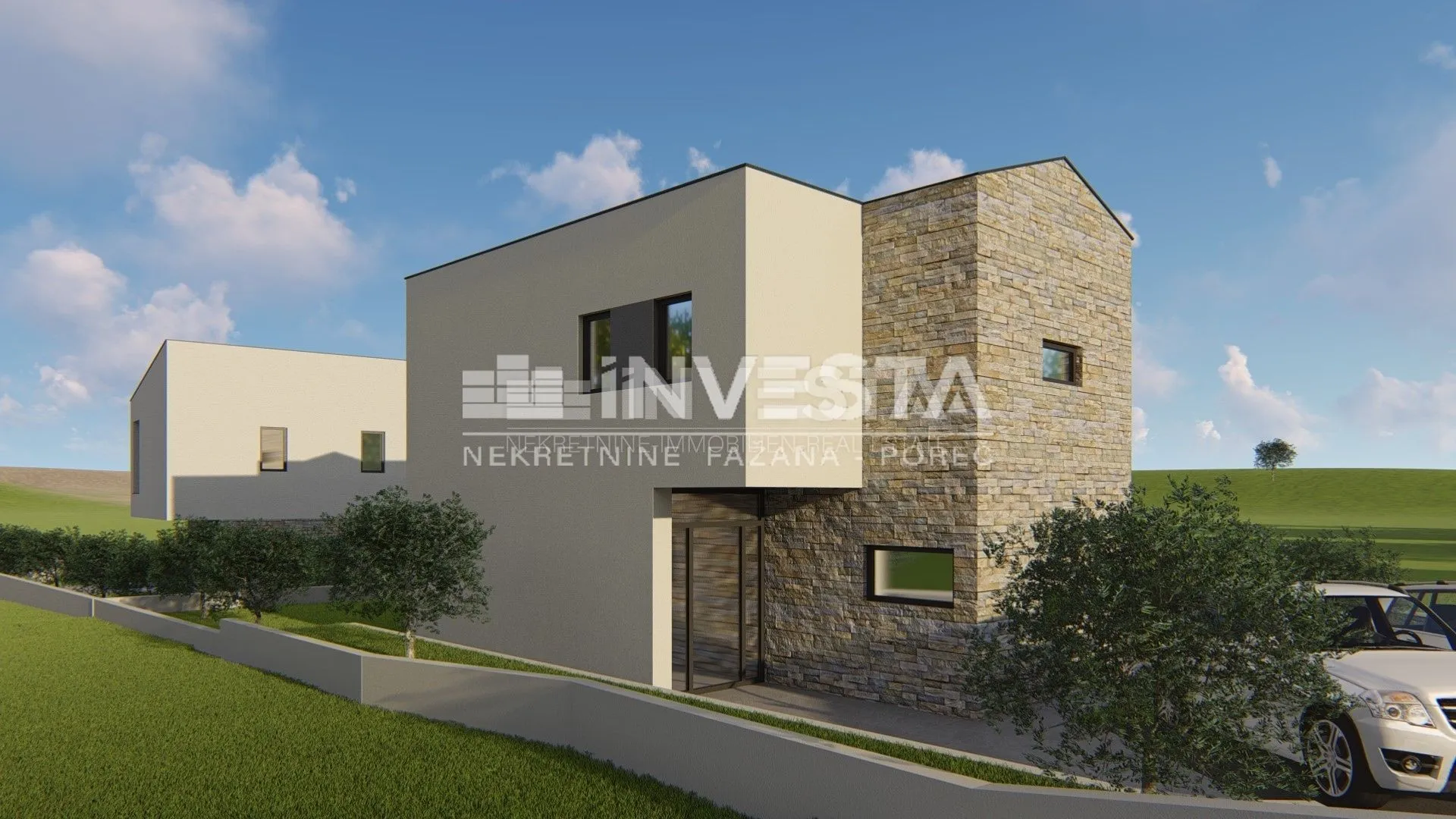 istra, marčana okolica, vila s bazenom, 141 m2, 2 km od mora, novogradnja - slika 3
