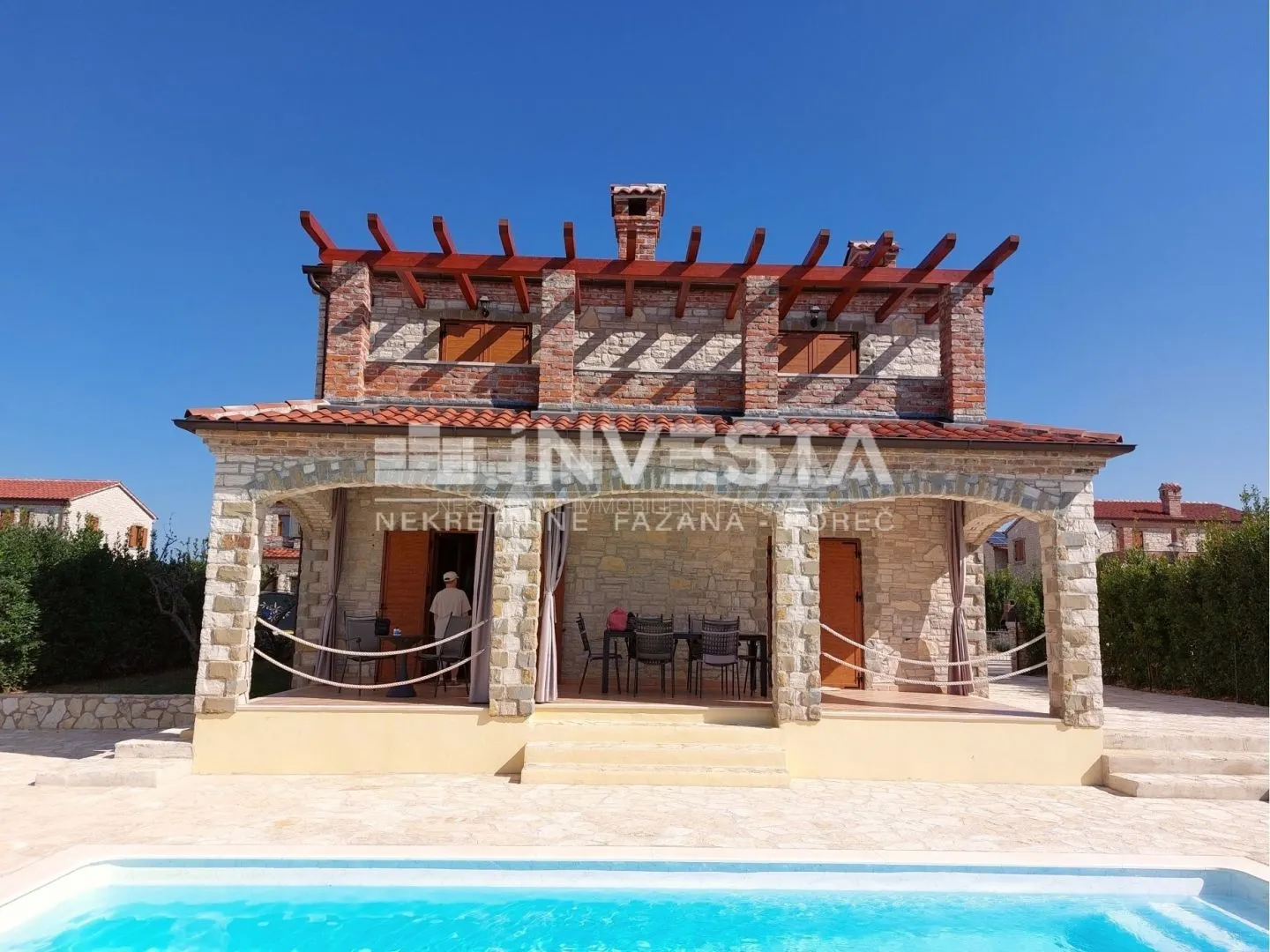 okolica svetvinčenta, prekrasna rustikalna vila s bazenom 155 m2, 4ss - slika 2