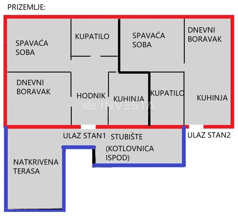 ližnjan centar, kuća s tri stana, konobom i garažom - povoljno! - slika 42