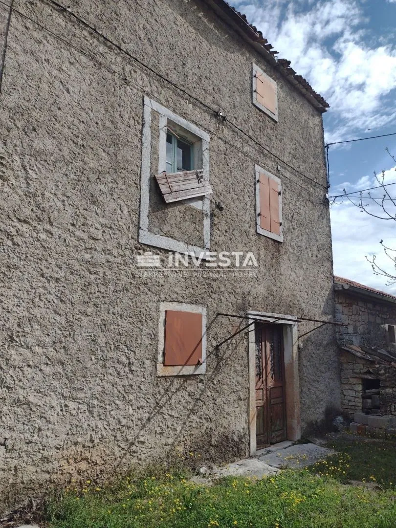 višnjan okolica, stara istarska kuća u nizu za adaptaciju - slika 4