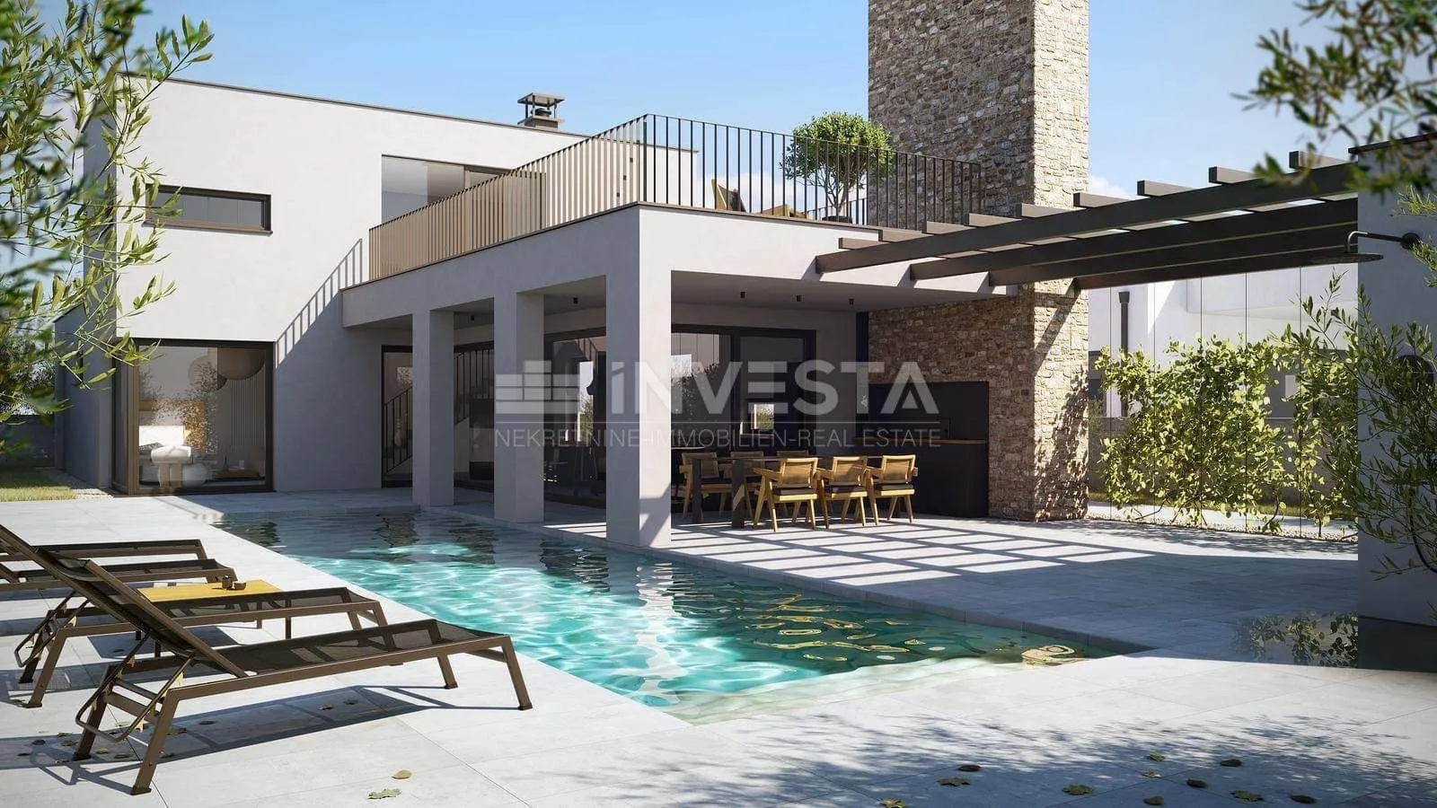 Modernna vila -mirna lokacija - Sveti Lovreč Pazenatički
