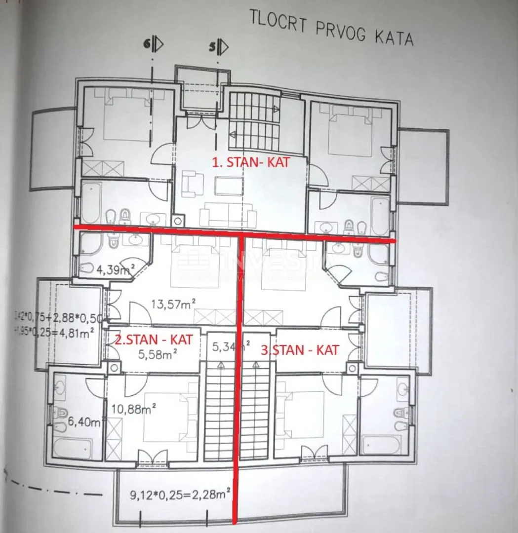 barbariga, zemljište s građevinskom dozvolom, pogled more - slika 11
