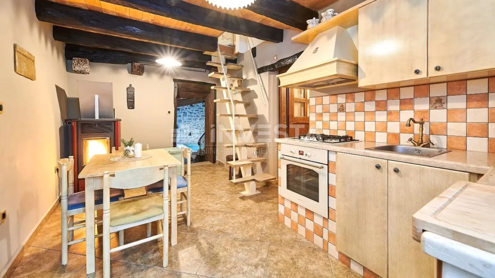 središnja istra, rustikalna kamena vila, spa zona, dva grijana bazena - slika 9