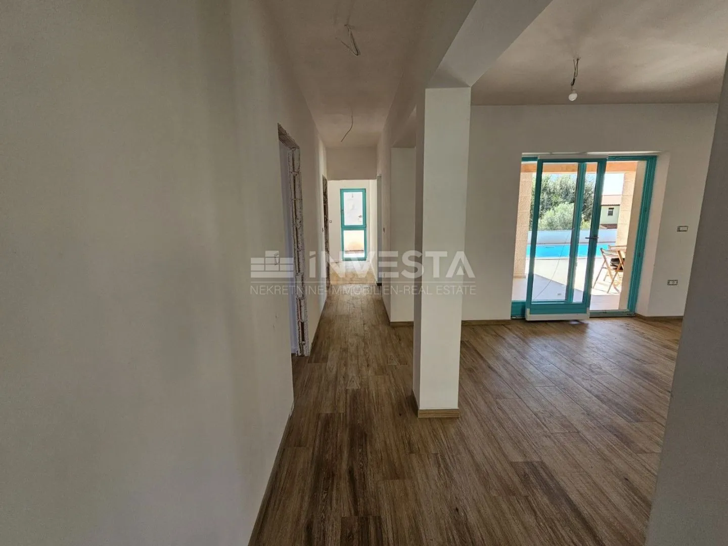 barbariga, vila s bazenom u toskanskom stilu na mediteranu, pogled more - slika 12