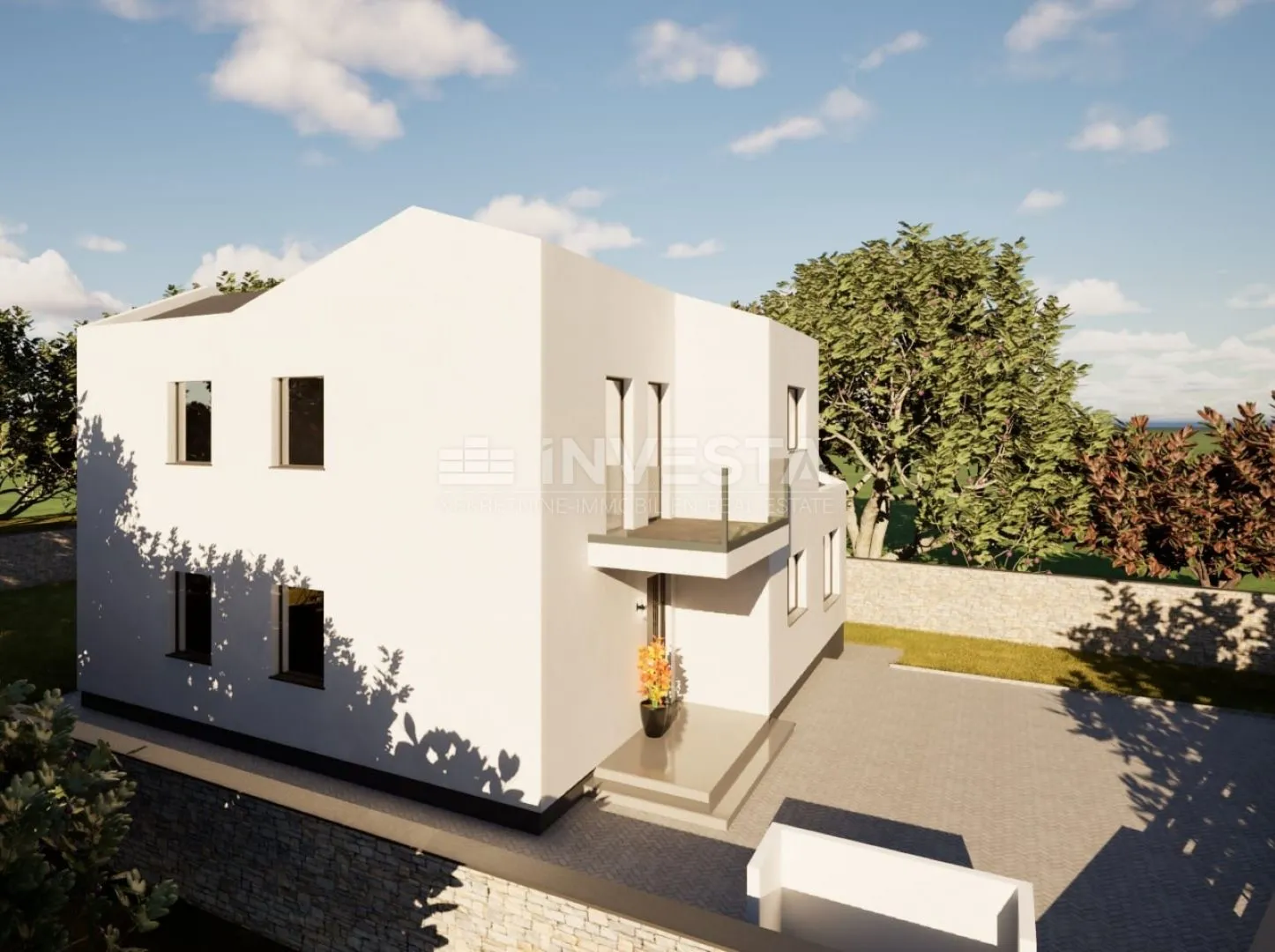žminj okolica - građevinsko zemljište 660 m2 s projektnom dokumentacijom - slika 5