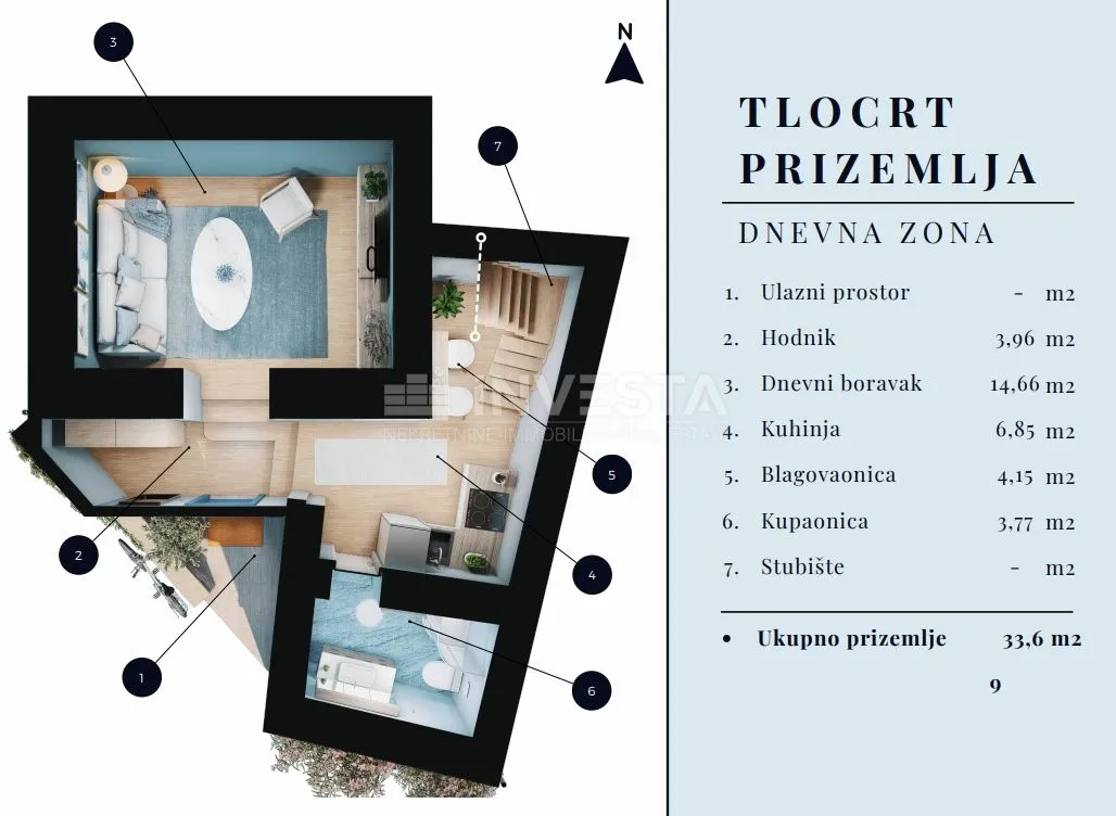 ližnjan, kuća od 85 m2 u fazi adaptacije - slika 2