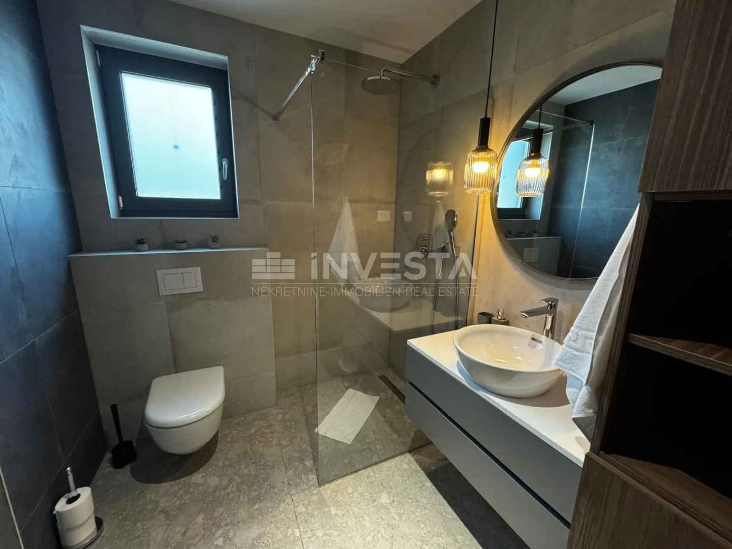 poreč okolica, stan u prizemlju s bazenom, 93 m2, novogradnja - slika 11