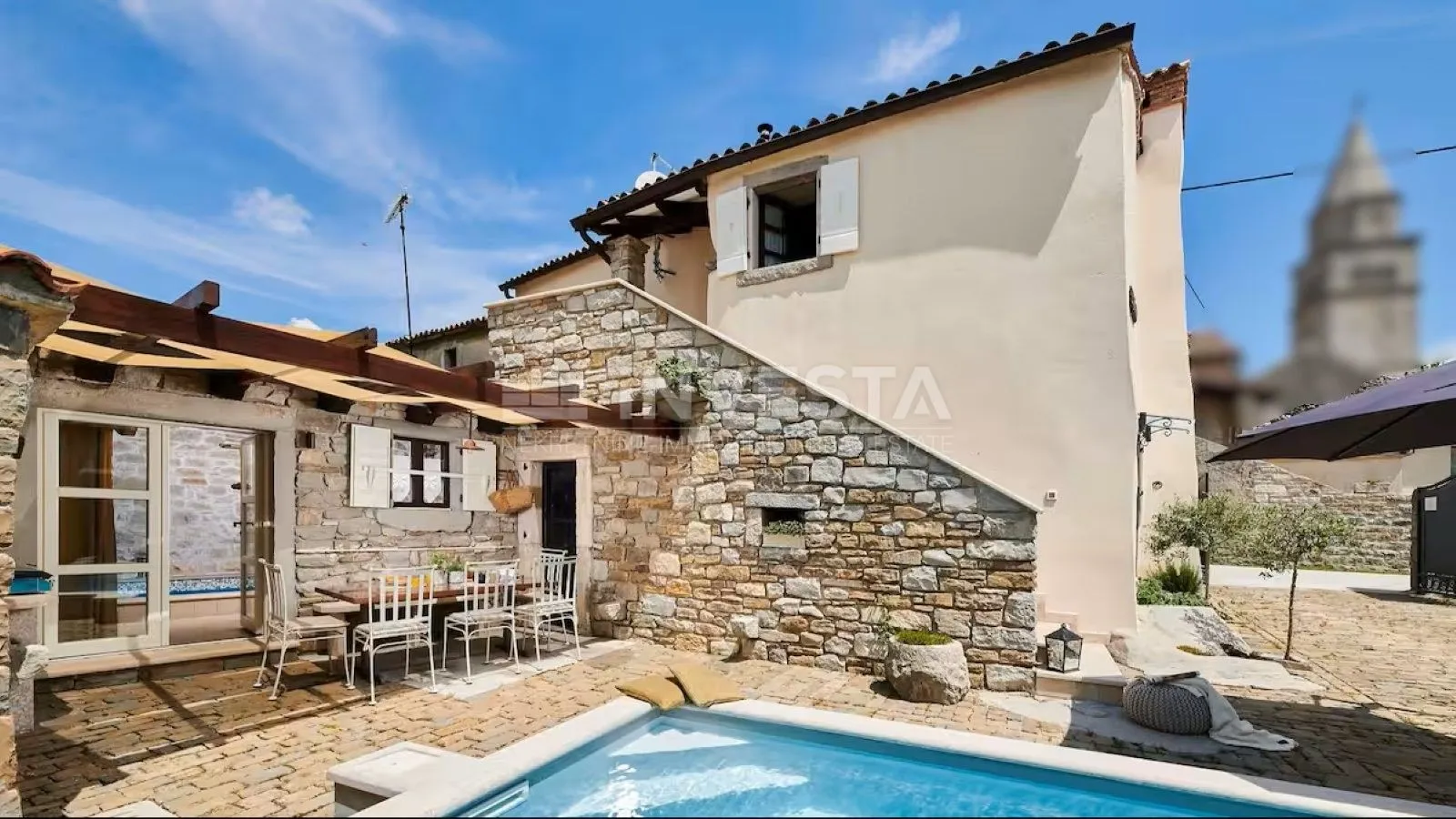 središnja istra, rustikalna kamena vila, spa zona, dva grijana bazena - slika 2