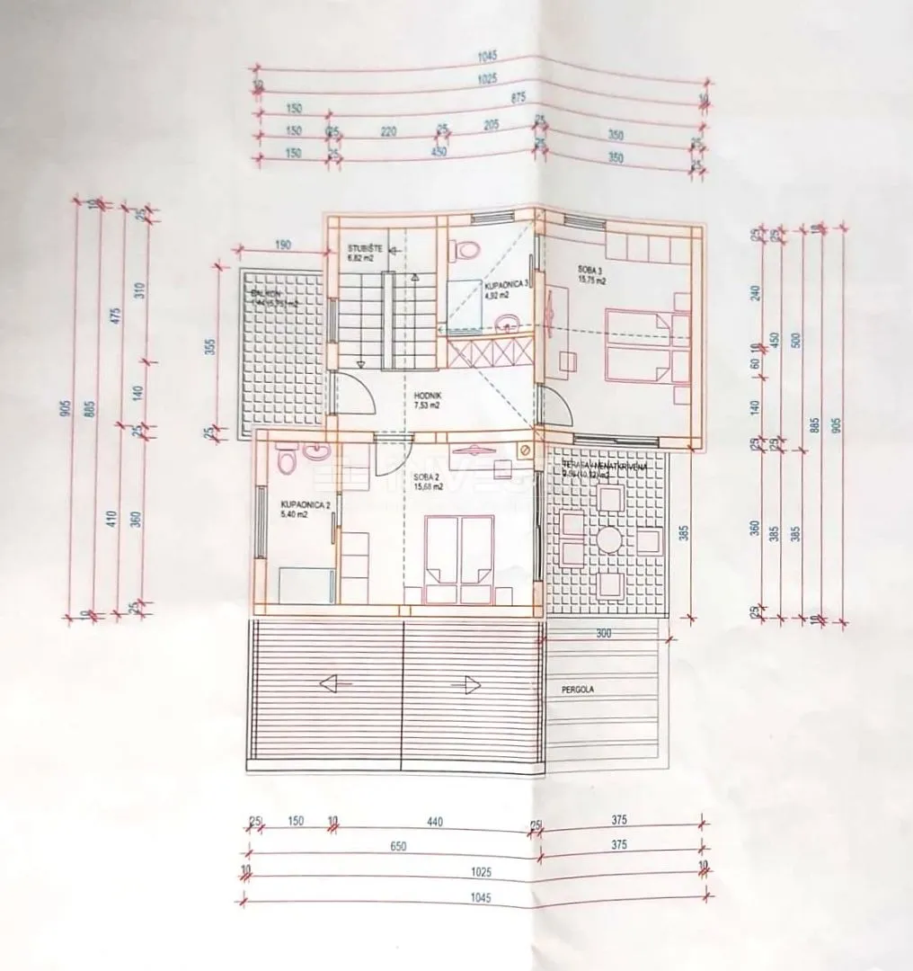 žminj okolica - građevinsko zemljište 660 m2 s projektnom dokumentacijom - slika 11