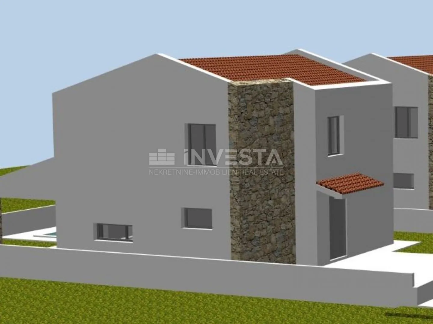 vodnjan okolica, građevinsko zemljište 323m2 s građevinskom dozvolom kuće 165m2 - slika 3