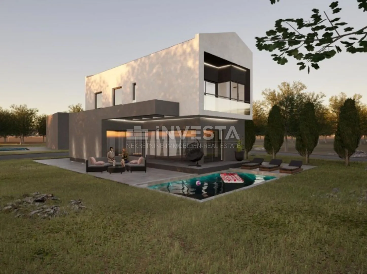 žminj okolica - građevinsko zemljište 612 m2 s idejnim projektom - slika 6