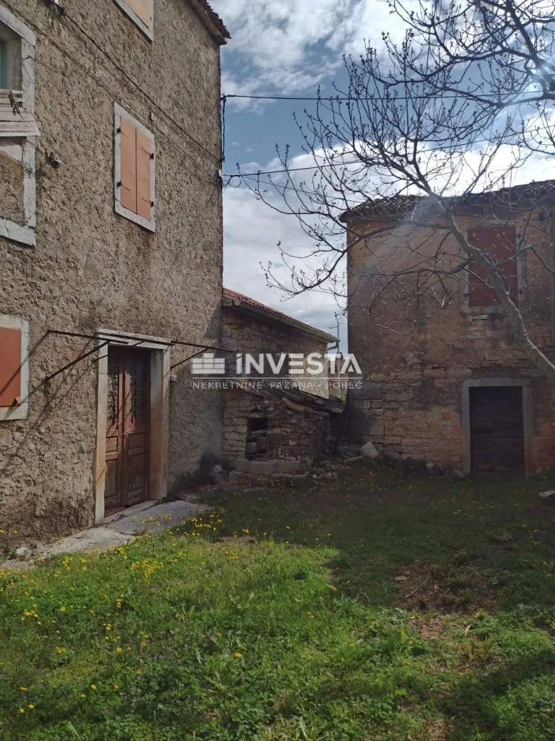 višnjan okolica, stara istarska kuća u nizu za adaptaciju - slika 3