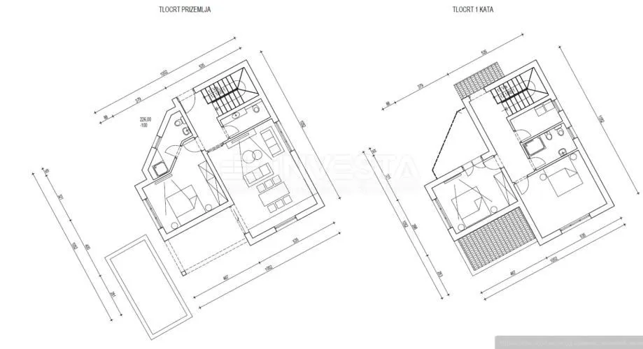 vodnjan okolica, građevinsko zemljište 305m2 s građevinskom dozvolom kuće 170m2 - slika 6