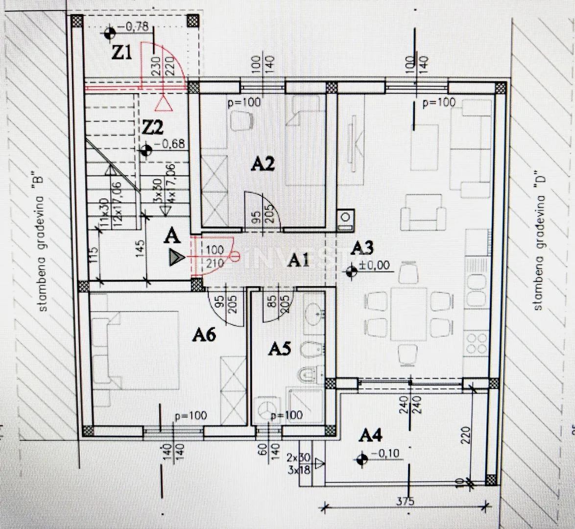 novogradnja, stan u završnoj fazi prizemlje - slika 9