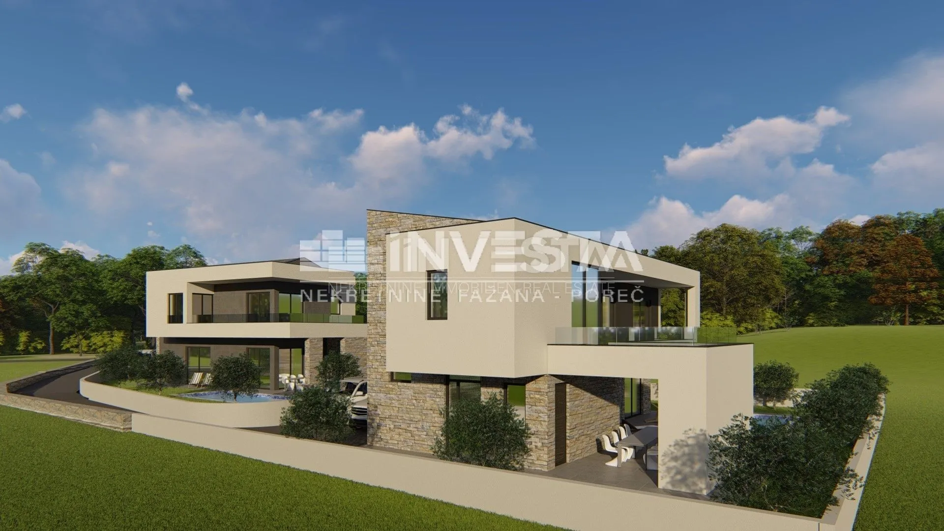 istra, marčana okolica, vila za odmor s bazenom, 2 km od mora, novogradnja - slika 5