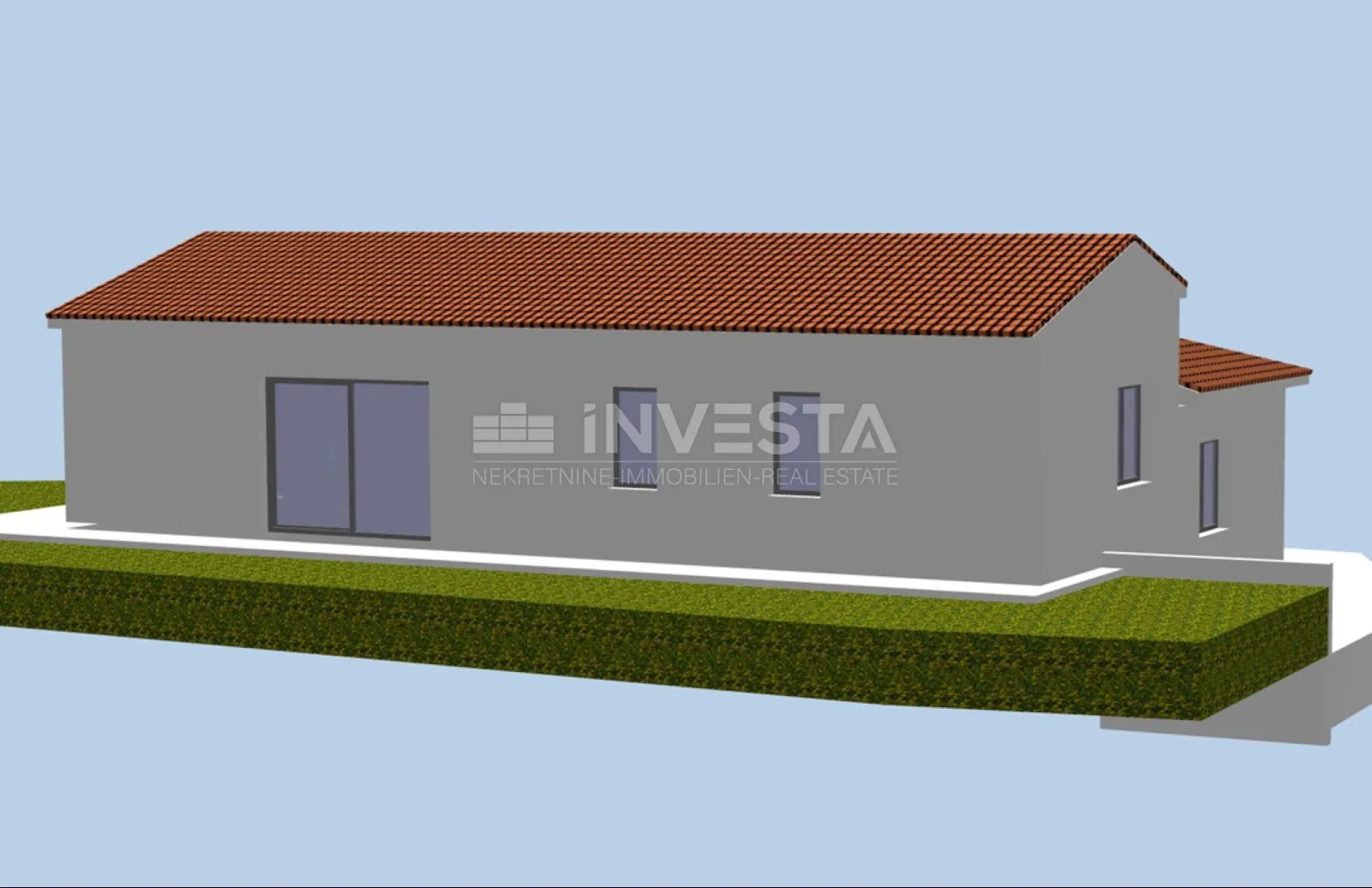 vodnjan okolica, građevinsko zemljište 482m2 s građevinskom dozvolom kuće 120m2 - slika 3