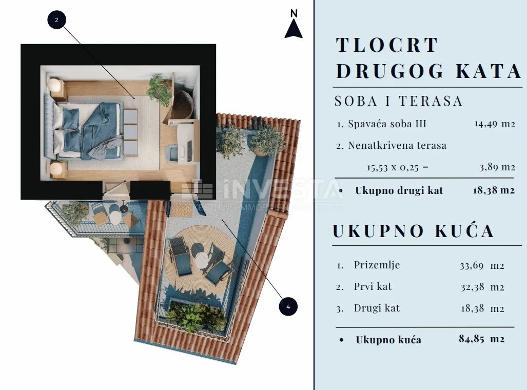 ližnjan, kuća od 85 m2 u fazi adaptacije - slika 4
