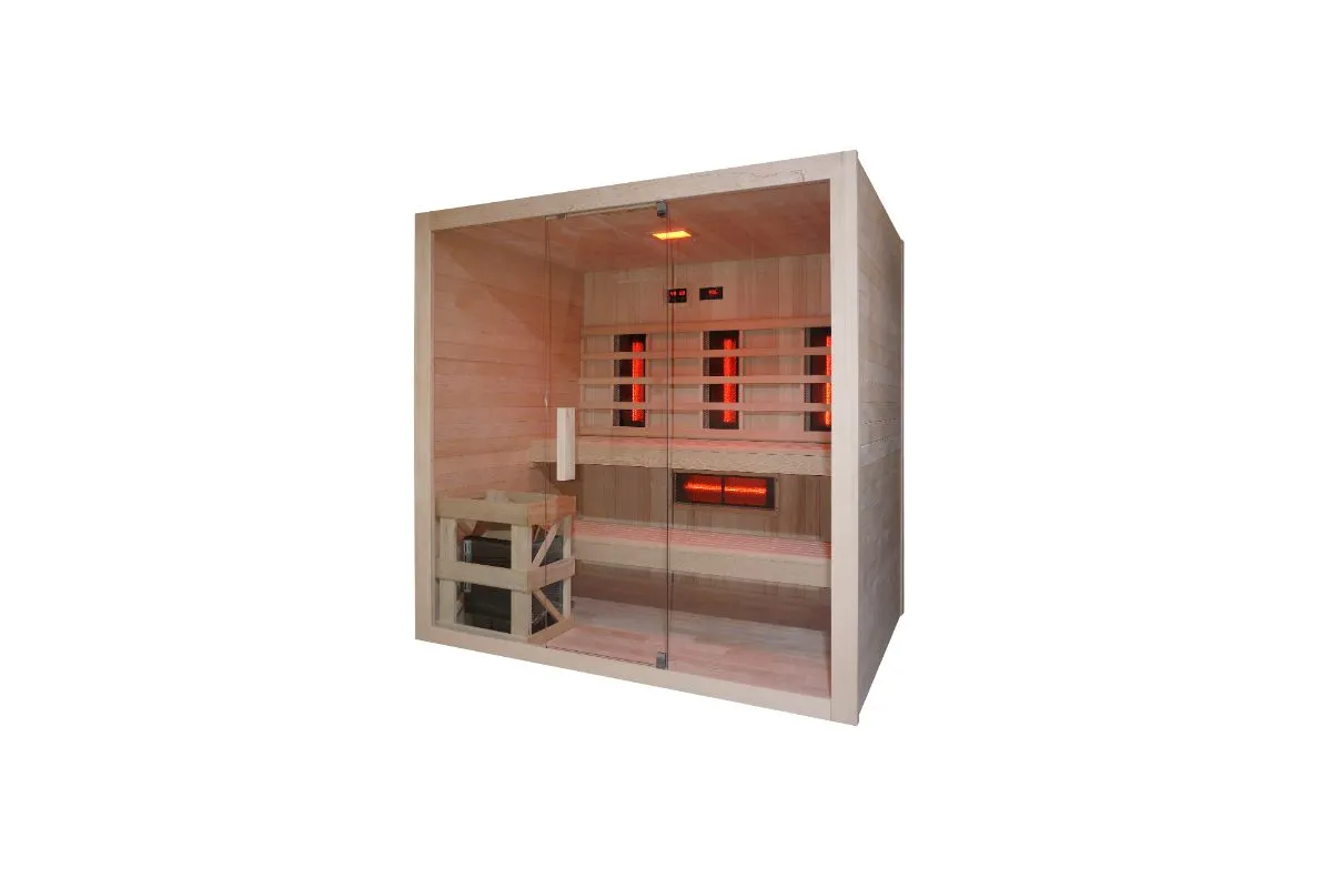 kombinirana sauna finska + infra full spectrum 200 x 150 x 200 - slika 5