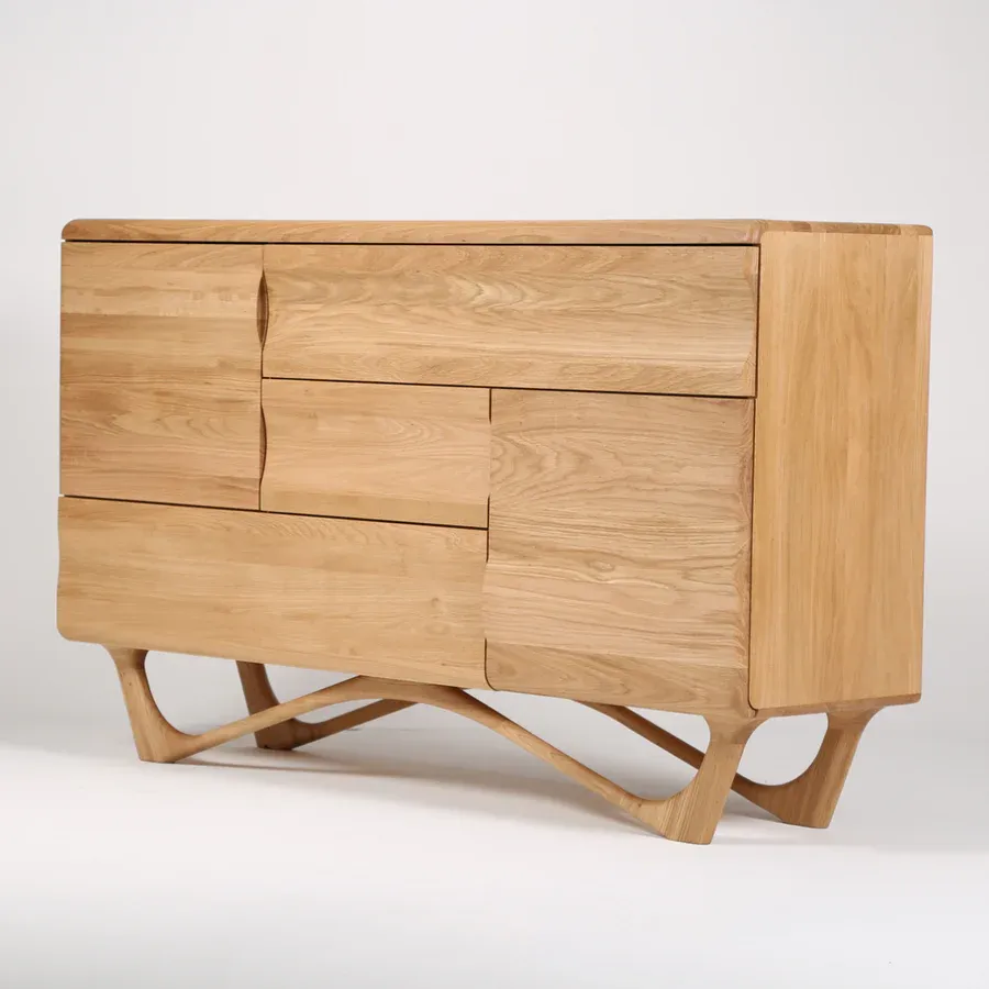 Komoda Antoni Alto 160x96cm, Materijal: Puno drvo Hrast - Čakovec, Čakovec-zapad