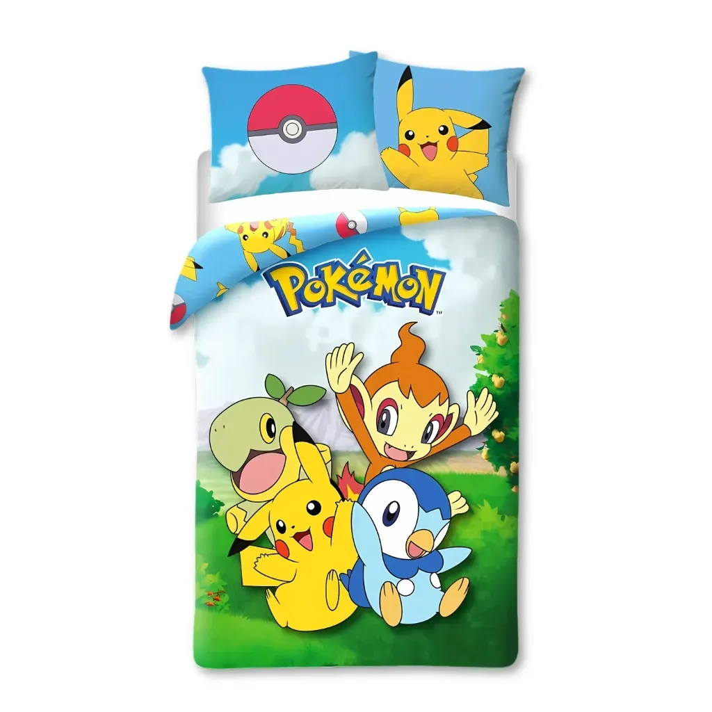 Pokémon ‘Sinnoh’ dječja posteljina, 140×200 cm - Zagreb