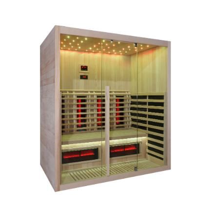 ir infracrvena sauna – full spectrum + karbonski grijači 180x120x200 - slika 4