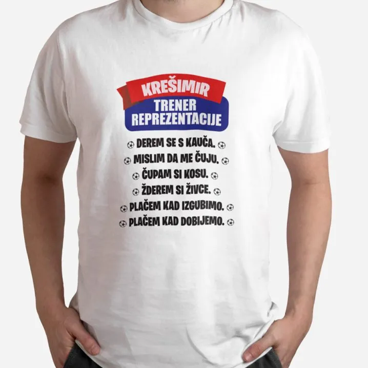 Navijačka majica – trener/ica reprezentacije - Osijek