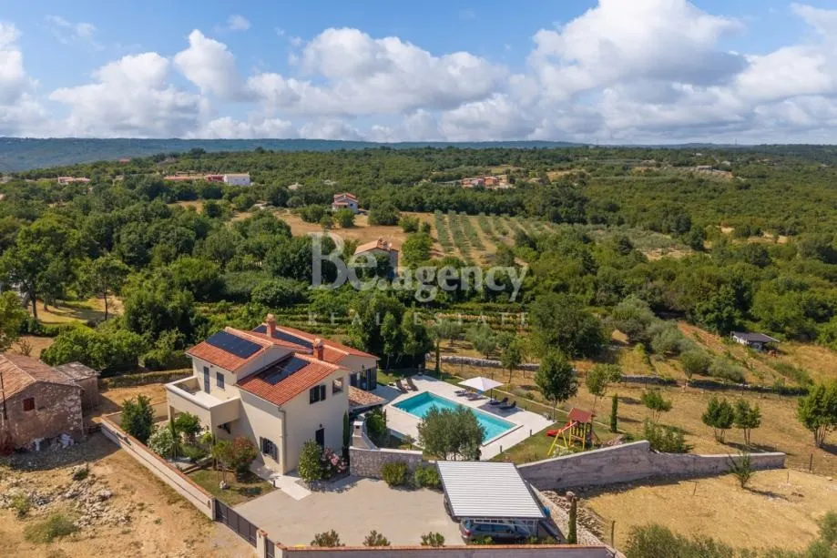 istra, labin vila s bazenom i panoramskim pogledom (prodaja) - slika 12