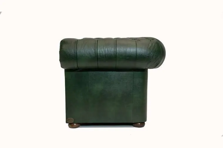 chesterfield garnitura class leather | 4-sjedišta | cloudy green - slika 2