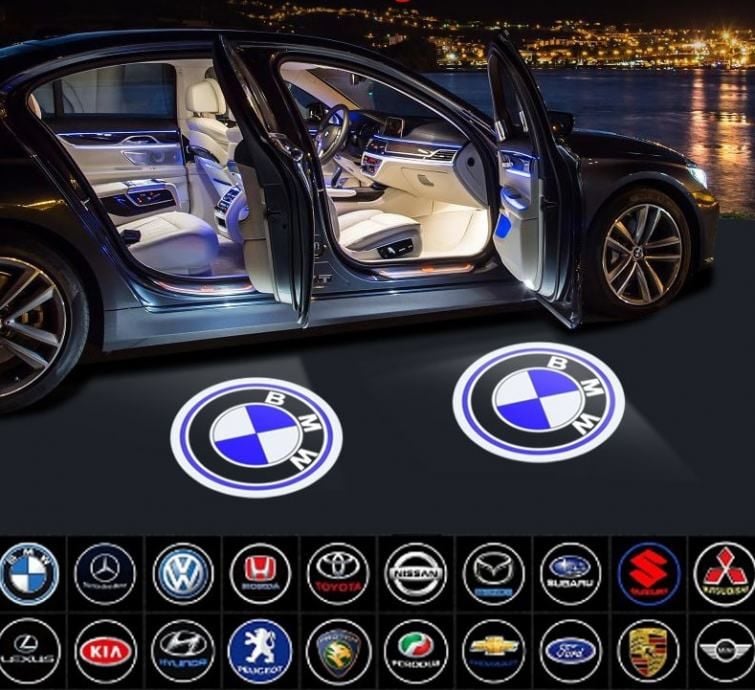 Najjeftiniji LOGO AUTO LED PROJEKTOR ZA SVE AUTOMOBILE + RAČUN - Križevci