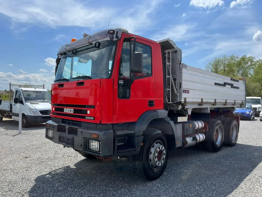 iveco cursor 380e44 trostrani kiper 6x4, 2002 god. - slika 2