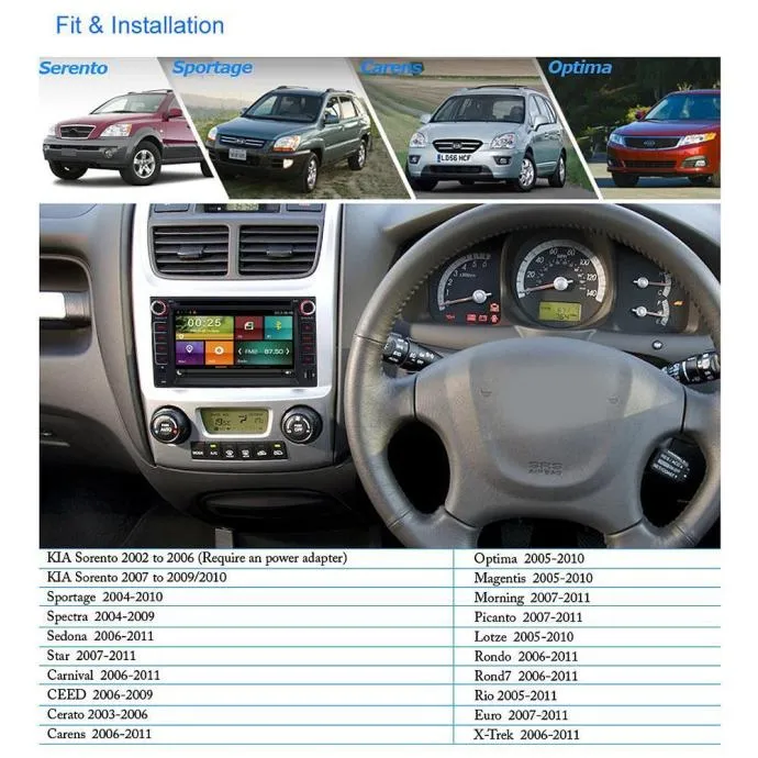 original radio gps kia ceed 2006 2007 2008 2009 - slika 2