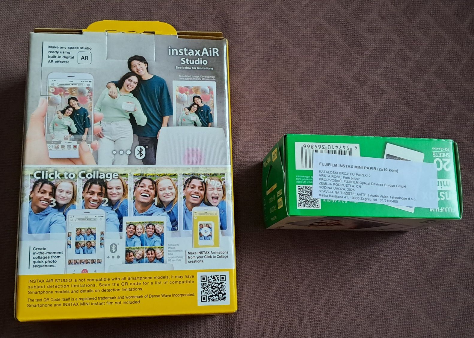 prijenosni printer instax mini link 3 + fujifilm 2x10; zg (jarun) - slika 2