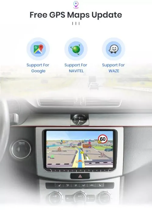 original radio za vw golf 5 6 polo škodu passat b6 b7 multimedija wifi - slika 4