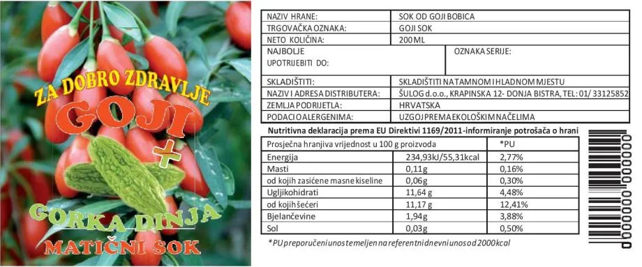 matični sok gorke dinje - slika 2