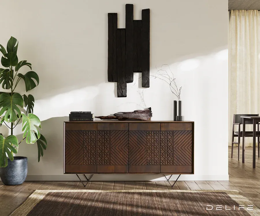 komoda manjula 145x40cm, materijal: mango - slika 2