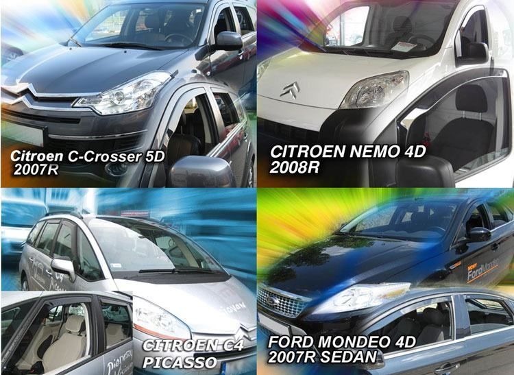 bočni vjetrobrani - deflektori zraka za sve marke auta - top kvaliteta - slika 11