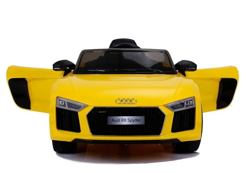 licencirani auto na akumulator audi r8 xl – žuti - slika 4