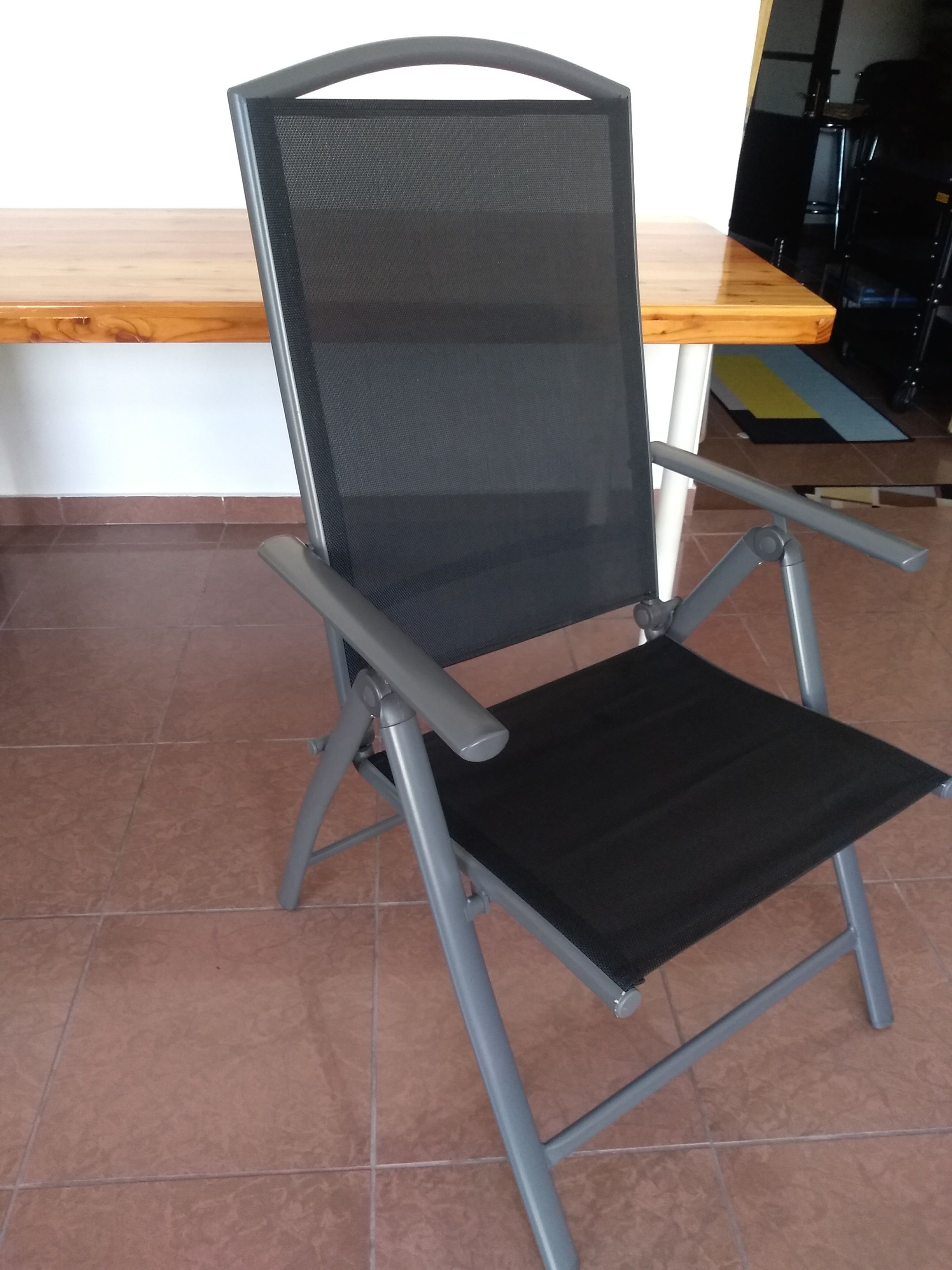 stolica za vrt ili terase sklopiva nova - slika 2