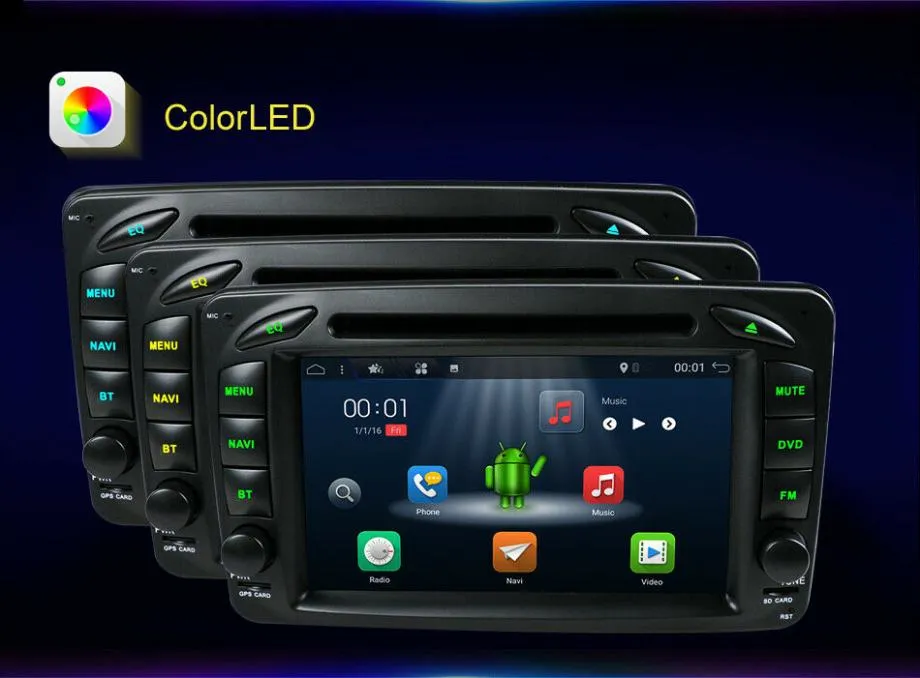mercedes w168 w209 android original navigacija multimedija - slika 3