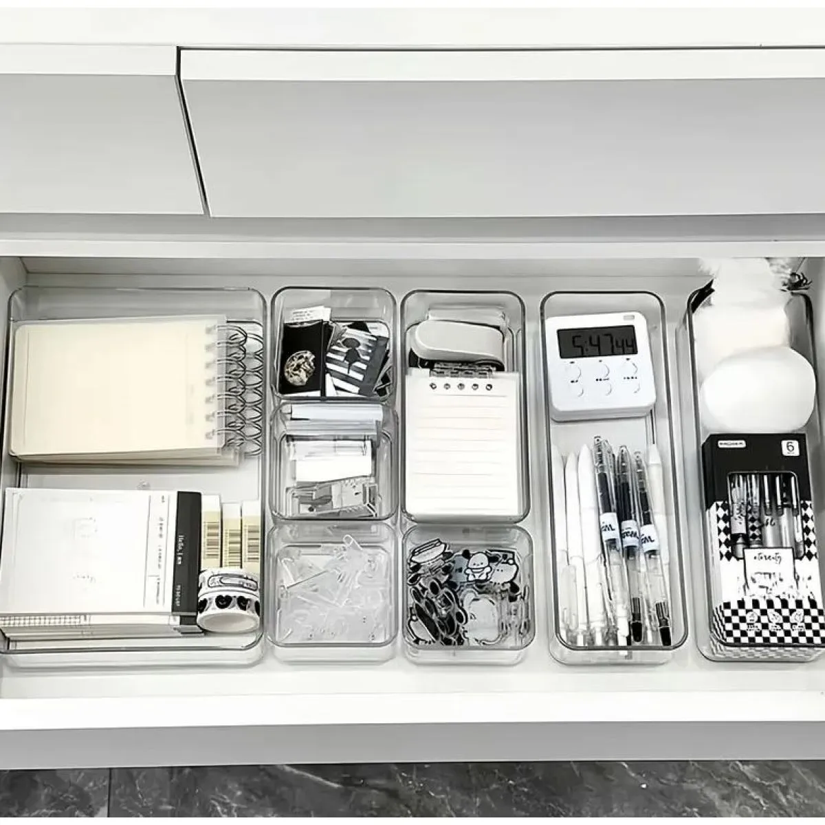 prozirni organizator ladica - više dimenzija - slika 7