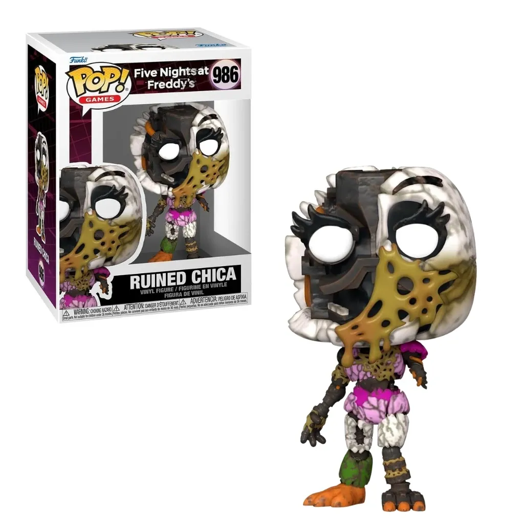 funko pop! games: five nights at freddy’s – ruined chica #986 - slika 4