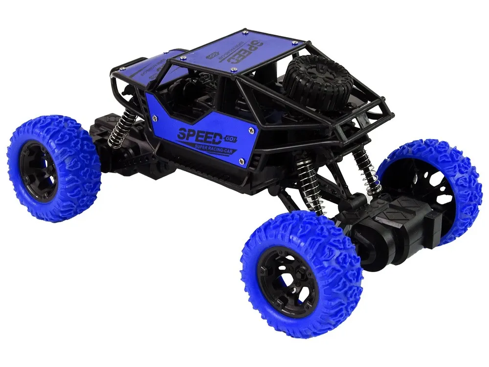 remote controlled terrain car r/c 1:18 blue. - slika 3