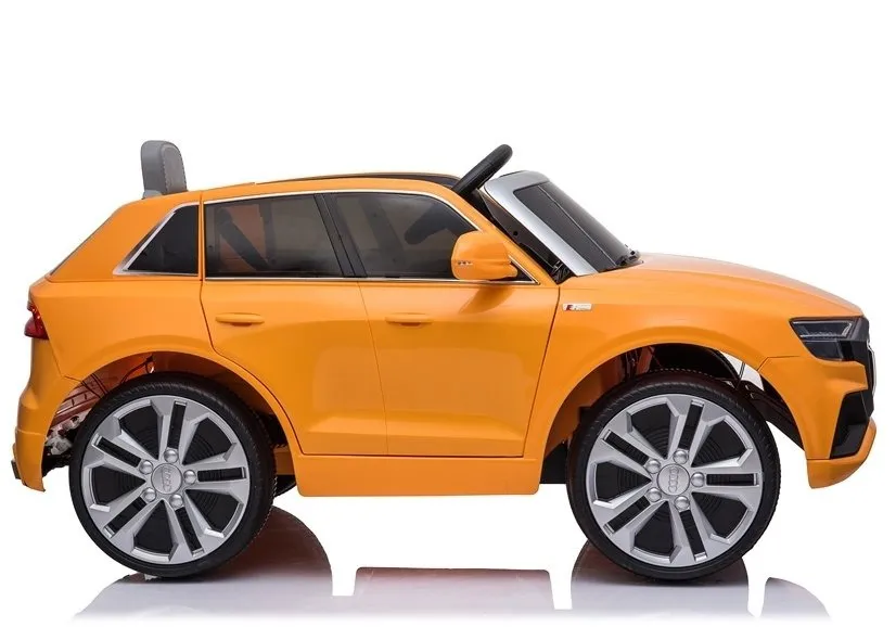 licencirani auto na akumulator audi q8 – žuti/lakirani - slika 8