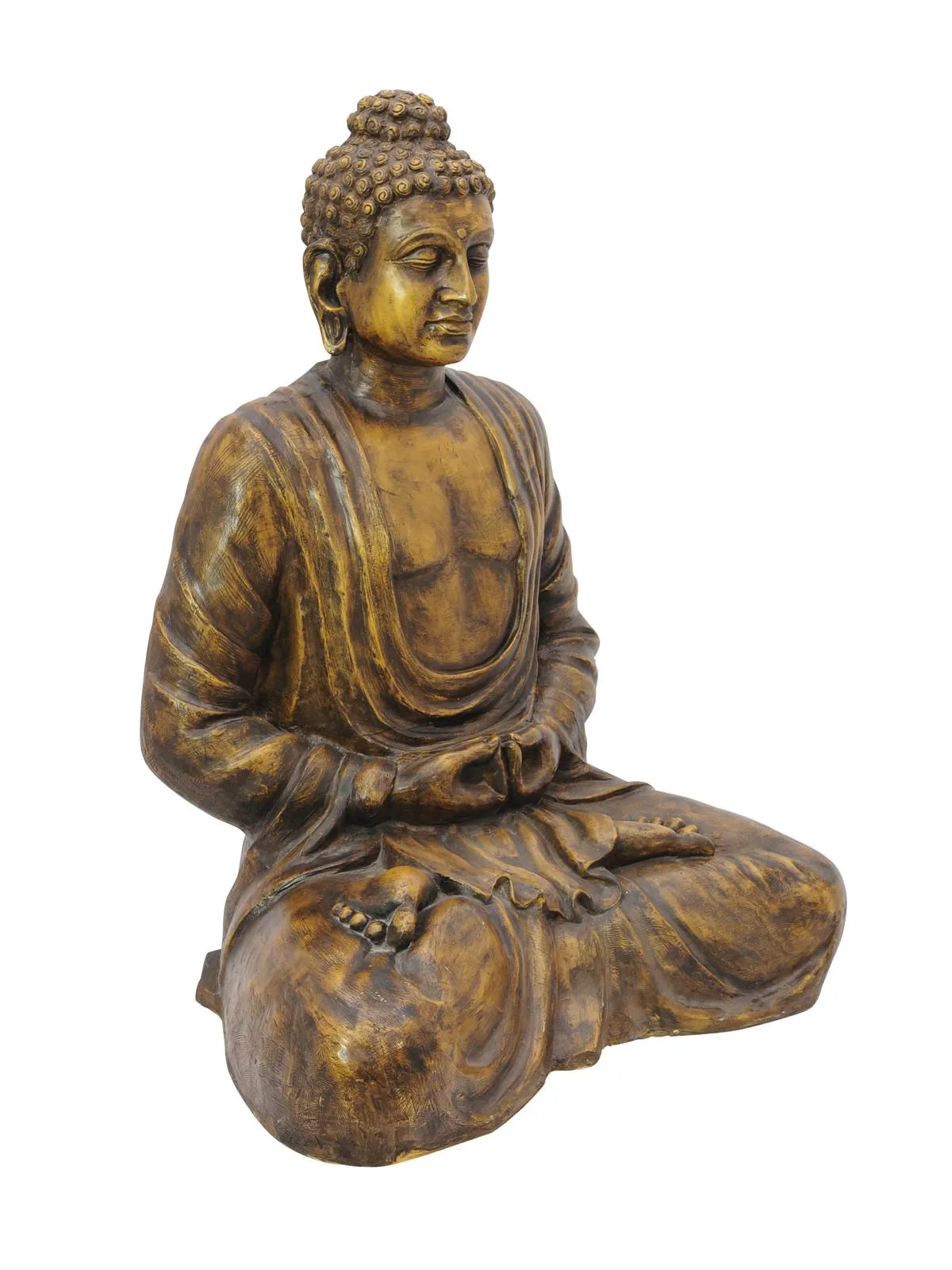 europalms buddha, antique-gold, 120cm - slika 2